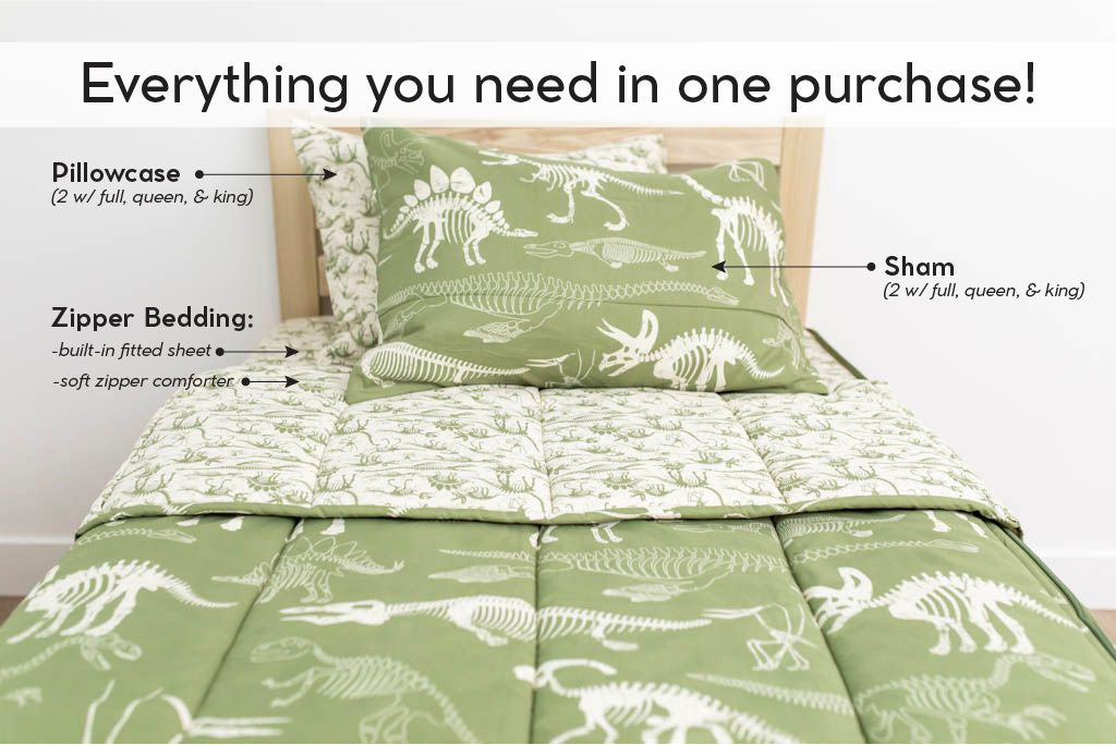 Fossils Zipper Bedding - Image 2