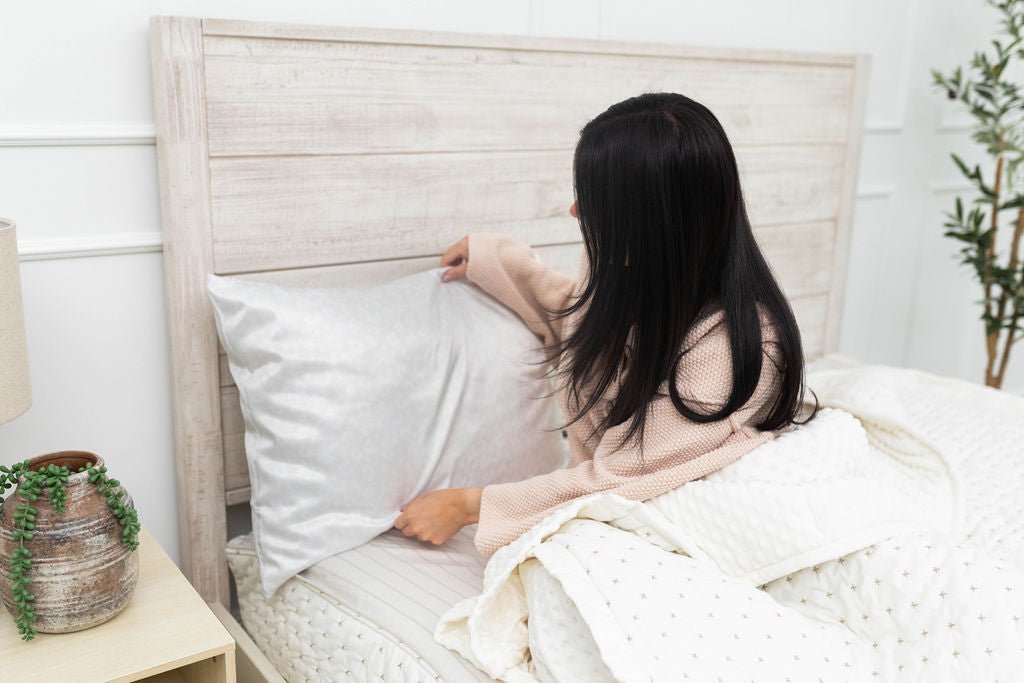 Ivory Satin Pillowcase - Image 6
