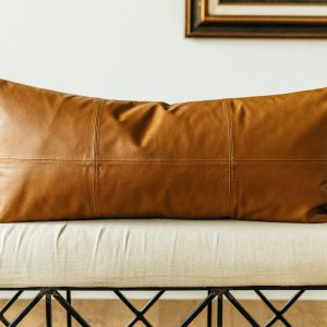 Owen Luxe Leather XL Lumbar Pillow Cover