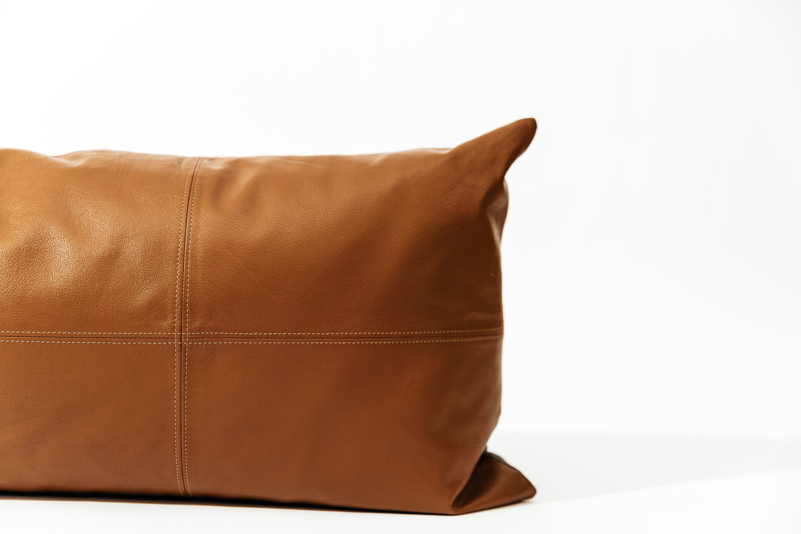 Owen Luxe Leather XL Lumbar Pillow Cover - Image 6