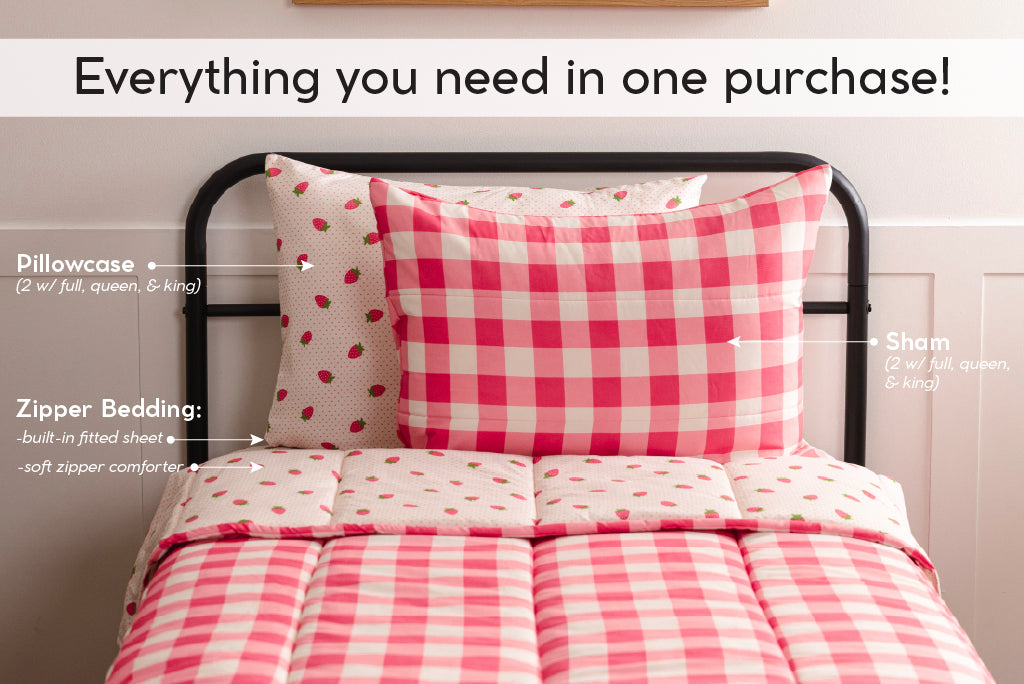 Strawberry Fields Zipper Bedding - Image 2